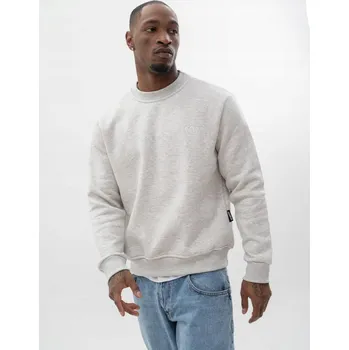 Pánská mikina MIKINA BEZ KAPUCE Pánská Šedá CREWNECK Jigga Wear 3D Logo Koruna XXL