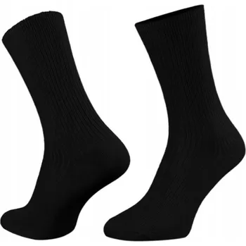Pánské ponožky Krystjan Ponožky MEDIC COMFORT černé, velikost 40-43