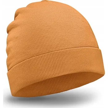 Čepice Dámská a pánská Čepice z karamel bavlna 58-62cm