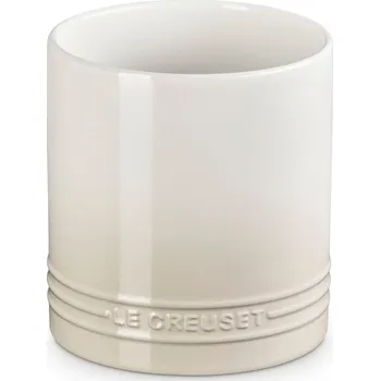 Odkapávač na nádobí Stojan na kuchyňské náčiní SIGNATURE 14 cm, MERINGUE, kamenina, Le Creuset