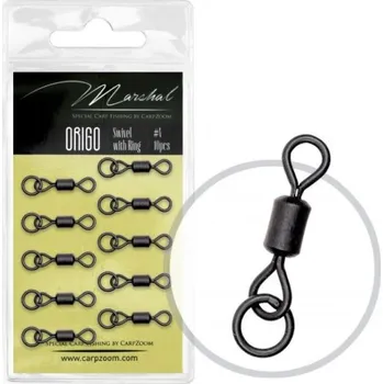 Carp Zoom Obratlík s kroužkem Marshal - 10 ks/vel.4
