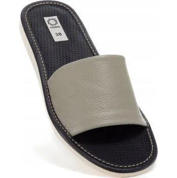 Dámské pantofle Dámské domácí Pantofle Sandále z přírodní kůže, Polské NOWO 36-41