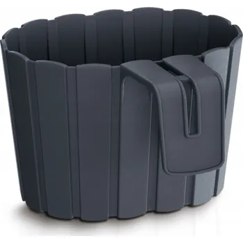 Květináč Šedý plast Květináč Prosperplast 20 cm x 21,2 x 13 cm