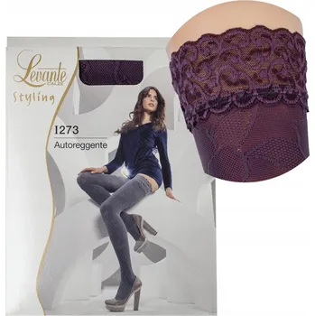 Dámské punčochy Levante samodržící punčochy dámské matné 110 DEN, velikost 2