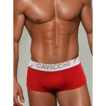 Boxerky Boxerky Pánské spodní prádlo Cavicchi CU013 00074 luxusní rudé pánské spodní prádlo Roberto Martinelli Velikost: XL