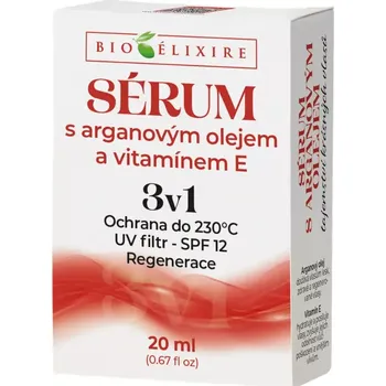 Vlasová regenerace Bioélixire Sérum na vlasy Arganový olej a vitamín E 20 ml