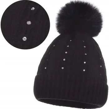 Čepice Majka Zimní čepice beanie černá, univerzální velikost