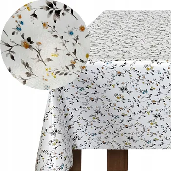 ubrus Voskované plátno na stůl ubrus 140x350 cm odolné proti skvrnám dekorativní GOSIA