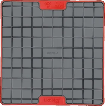 lízací podložka Jedna plastová miska LickiMat červená 0 l