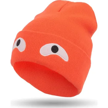 Čepice Polar Fashion zimní čepice beanie oranžová, univerzální velikost