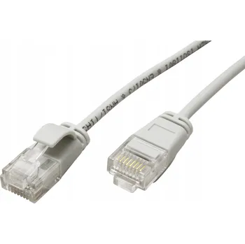 Síťový kabel Patchcord Cat6a Roline 5 m šedý