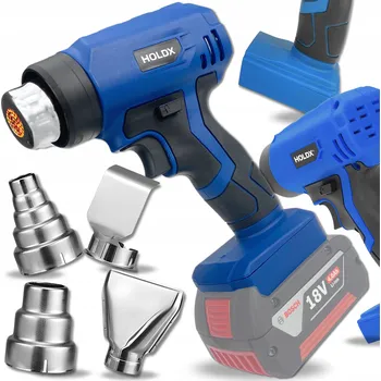 Horkovzdušná pistole HORKOVZDUŠNÁ PISTOLE HOLDX AKUMULÁTOROVÁ PRO BATERIE BOSCH 18V