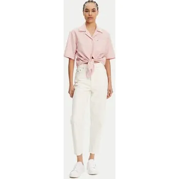 Dámské džíny Tommy Jeans Jeansy DW0DW20042 Béžová Mom Fit 30_28