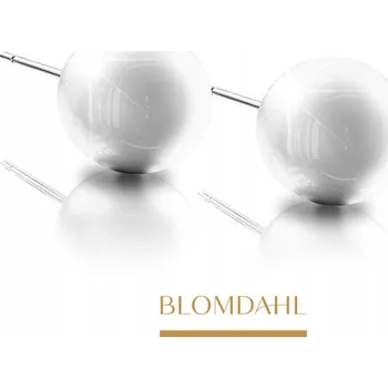 Náušnice PERLY 6 mm hypoalergenní náušnice Blomdahl