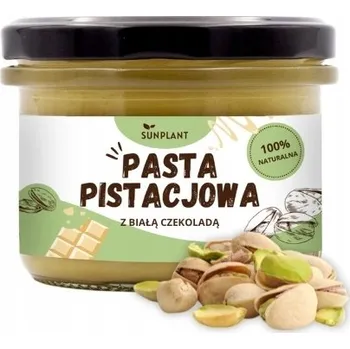 Pistáciová pasta s bílou čokoládou 200g