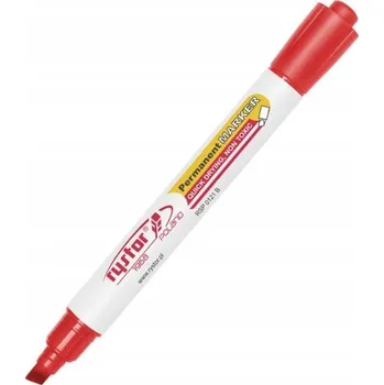 KUŽELOVÝ POPISOVAČ permanentní červený na alkoholové bázi RYSTOR INTENZIVNÍ