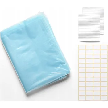 Pytle na odpadky Sáčky do mrazáku s klipy a nálepkami RAYEN 50 ks