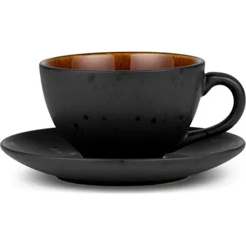 Bitz Šálek s podšálkem Black/Amber