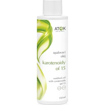 Přípravek na opalování Original ATOK Opalovací olej Karotenoidy OF15