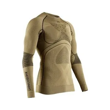 X-Bionic Radiactor 4.0 Shirt Round Neck Men gold/black S; Hnědá triko + DÁREK DLE VÝBĚRU!