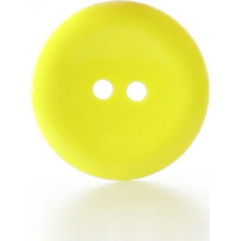 Knoflík Pro Háčkování Knoflík kulatý plast 20 mm, žlutý