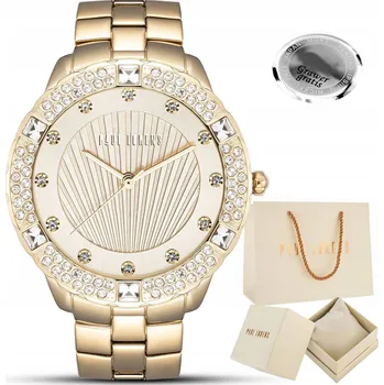 Hodinky Dámské hodinky Paul Lorens NAOME s ZIRKONY a ocelovým náramkem