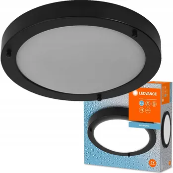 Stropní Svítidlo Koupelnové stropní svítidlo E27 Černé IP44 Bathroom Ceiling Luminaire Ledvance