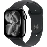 Apple Watch Series 11 GPS 42mm Aluminium Case Black Sport Band - M/L MEQU4MP/A