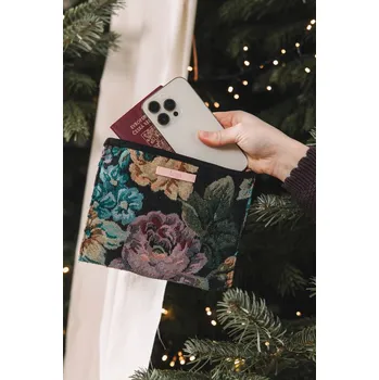 Zana Passport & Phone Sleeve Flowers, UNI