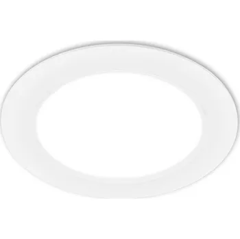 Bodové svítidlo BRILONER LED vestavné bodové svítidlo – pr. 17mm, ploché, 12W, 230V, neutrální bílá, bílé 7994016