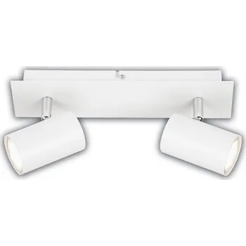 BRILONER Isil A LED stropní bodové svítidlo, třída A, 2-ramenné, 50.000h, nastavitelné, bílé 2840026