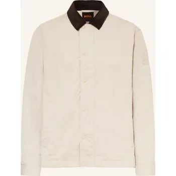 Pánské sako Boss Pánské Sako Leldon, světle šedá / tmavě hnědá, 50