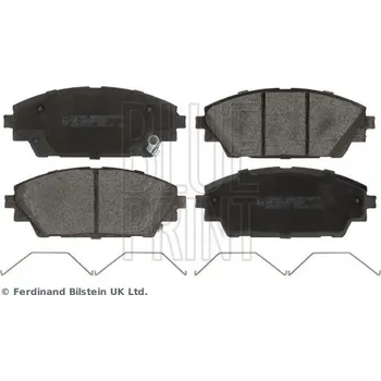 Brzdová destička Sada brzdových destiček, kotoučová brzda BLUE PRINT ADBP420130