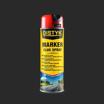 Barva ve spreji Den Braven ZNAČKOVACÍ SPREJ Distyk / MARKER FLUO SPRAY, sprej 500 ml, červený Varianta: Značkovací sprej MARKER FLUO SPRAY DISTYK Line 500 ml dóza červená