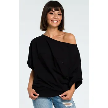 Dámská mikina Dámská mikina BeWear bez kapuce , navléká se přes hlavu, velikost L/XL