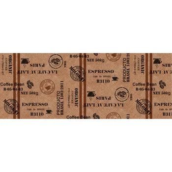 ubrus Sanem Plastik 6039 PVC ubrus Florista (pytlovina s kávou) role Barva: hnědá, rozměr: role 20 m (140 cm x 2000 cm)