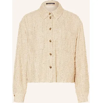 Dámský blejzr Luisa Cerano Dámská Tvídová Bunda S Třpytivou Přízí, béžová, 38
