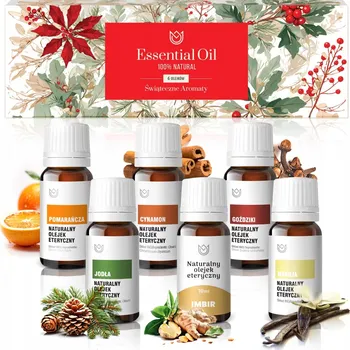 Vonný olej Sada tří esenciálních olejů Naturalne Aromaty 6 x 12 ml