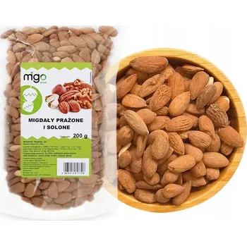 MANDLE PRAŽENÉ a Solené - 200g - MIGOgroup