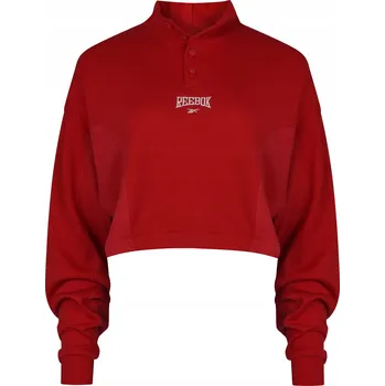 Dámská mikina Reebok dámská mikina bez kapuce, přes hlavu VARSITY COVERUP, velikost S