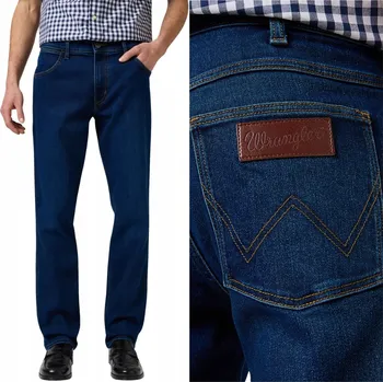 Pánské džíny Wrangler Greensboro pánské džíny rovného střihu, velikost 33/30