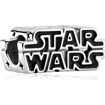Přívěsek Přívěsek STŘÍBRO 925 Charms Korálek Star Wars Baby Yoda Hvězdné Války