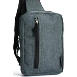 Batoh přes jedno rameno Steve, tmavě šedá