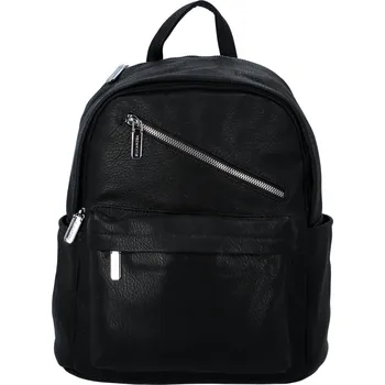 Městský batoh Dámský koženkový batoh Ema, černá