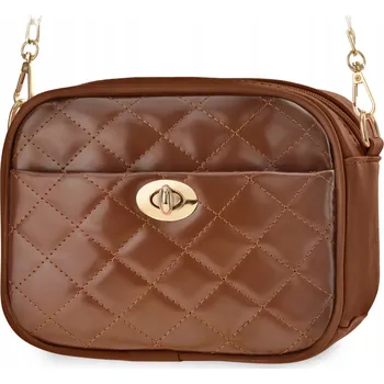 Kabelka Hnědá eko kůže kabelka přes rameno ve světovém pl