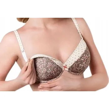 Podprsenka Alles Kojící podprsenka na kojení 80B Sawanna U EKRI/KHAKI