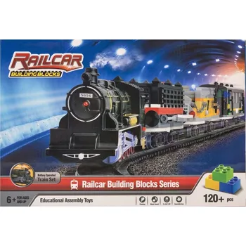 ostatní stavebnice Stavebnice velký vláček se světlem a zvukem