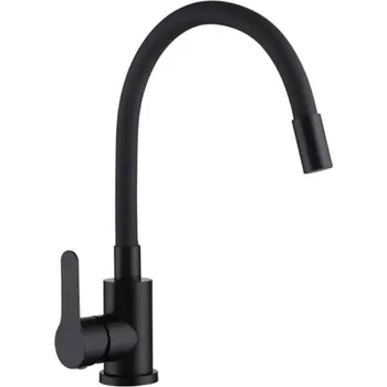 Vodovodní baterie Metalac Inko Metalac, T03714 dřezová baterie Flexy Mamba černá