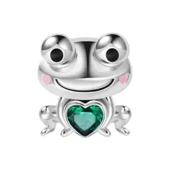 Přívěsek Přívěsky ve tvaru žabího srdce stříbro s925