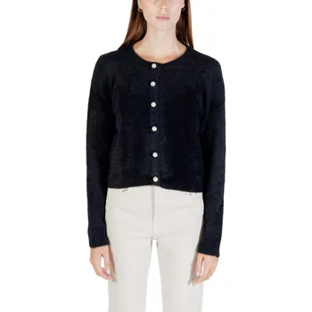 Dámské oblečení Dámský svetr Only s kulatým výstřihem Only černá | krémová 3487032